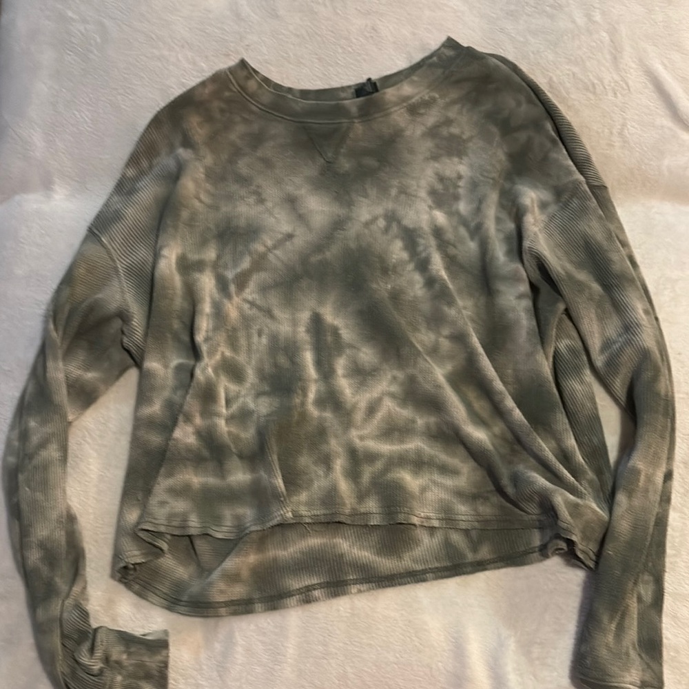 Tie-Dye Long Sleeve Top